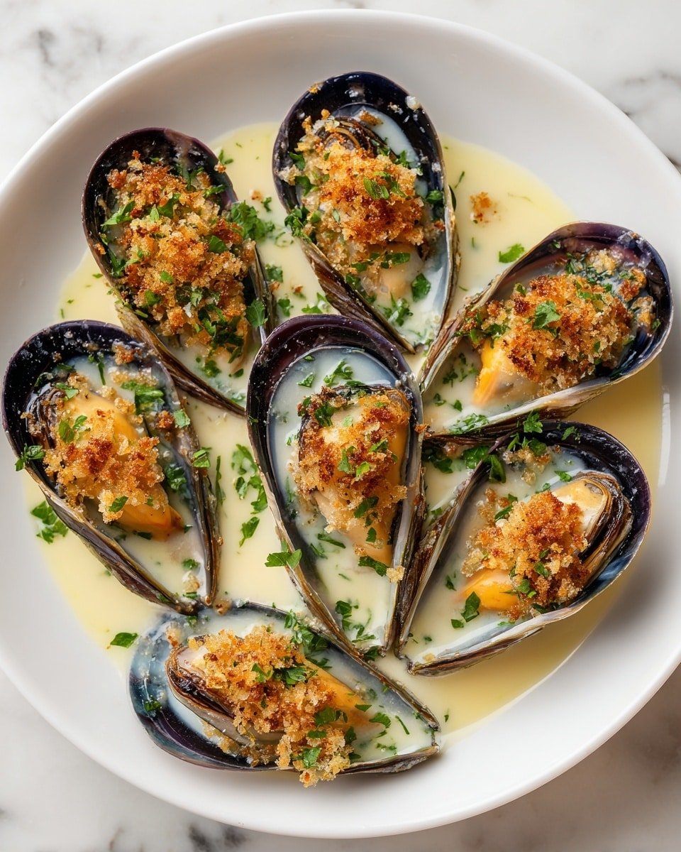 Garlic Butter Mussels Appetizer That Impresses Recipe - Recipe Image — Garlic Butter Mussels Appetizer, mussels appetizer, quick seafood appetizer, elegant seafood starter, garlic butter shellfish