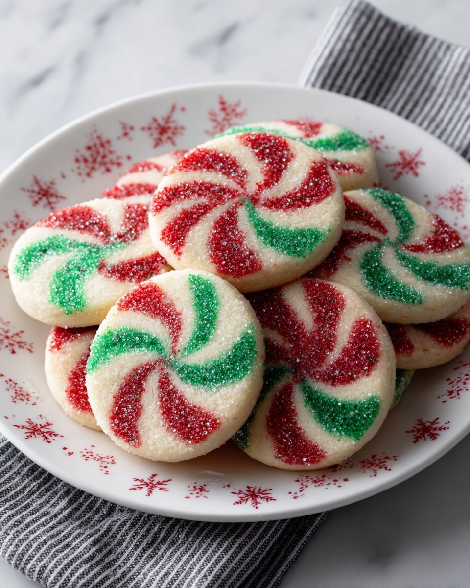 Christmas Pinwheel Cookies Recipe - Recipe Image — Christmas Pinwheel Cookies, festive holiday cookies, colorful spiral cookies, holiday baking ideas, easy Christmas treats