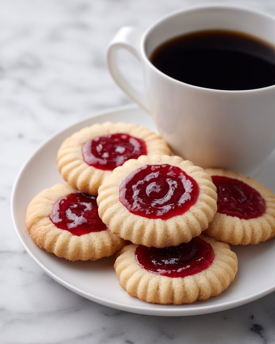 Irresistible Raspberry Swirl Shortbread Cookies Recipe - Recipe Image — Raspberry Swirl Shortbread Cookies, shortbread cookie recipes, raspberry dessert ideas, buttery fruit cookies, easy holiday cookies