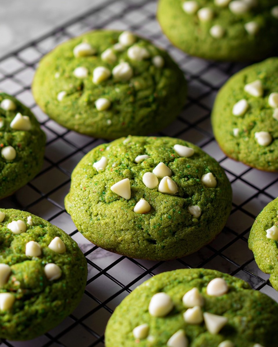 Matcha White Chocolate Cookies Recipe - Recipe Image — Matcha White Chocolate Cookies, matcha cookies recipe, white chocolate cookies, green tea cookies, easy matcha cookies