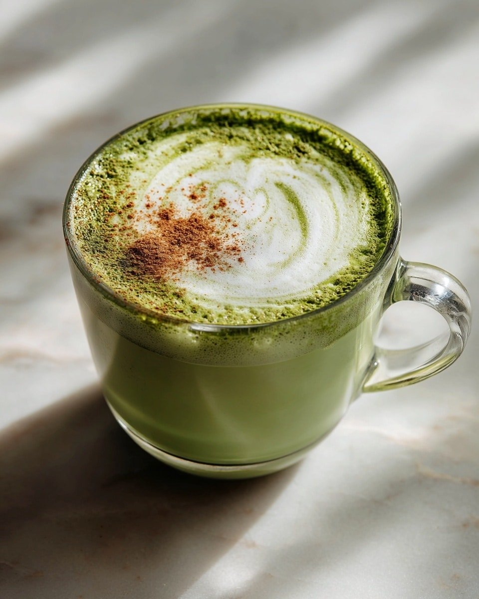 Creamy Matcha Latte with Optional Sweetener Recipe - Recipe Image — Creamy Matcha Latte with Optional Sweetener, matcha latte recipe, green tea latte, homemade matcha drink, healthy matcha beverage