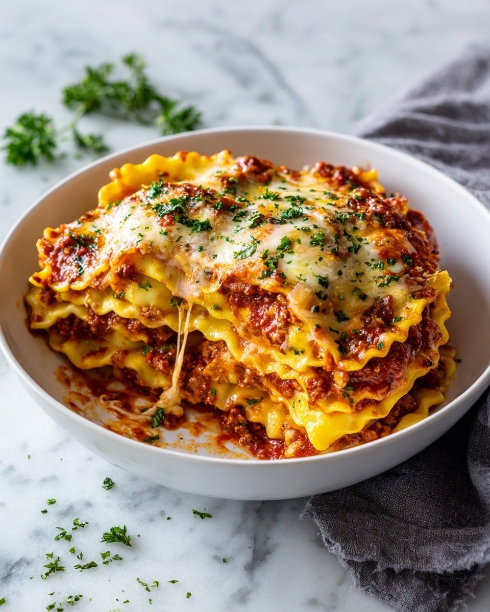 Cheesy Million Dollar Ravioli Casserole Recipe - Recipe Image — Cheesy Million Dollar Ravioli Casserole, cheesy ravioli casserole, easy dinner recipes, comfort food casserole, cheesy pasta bake