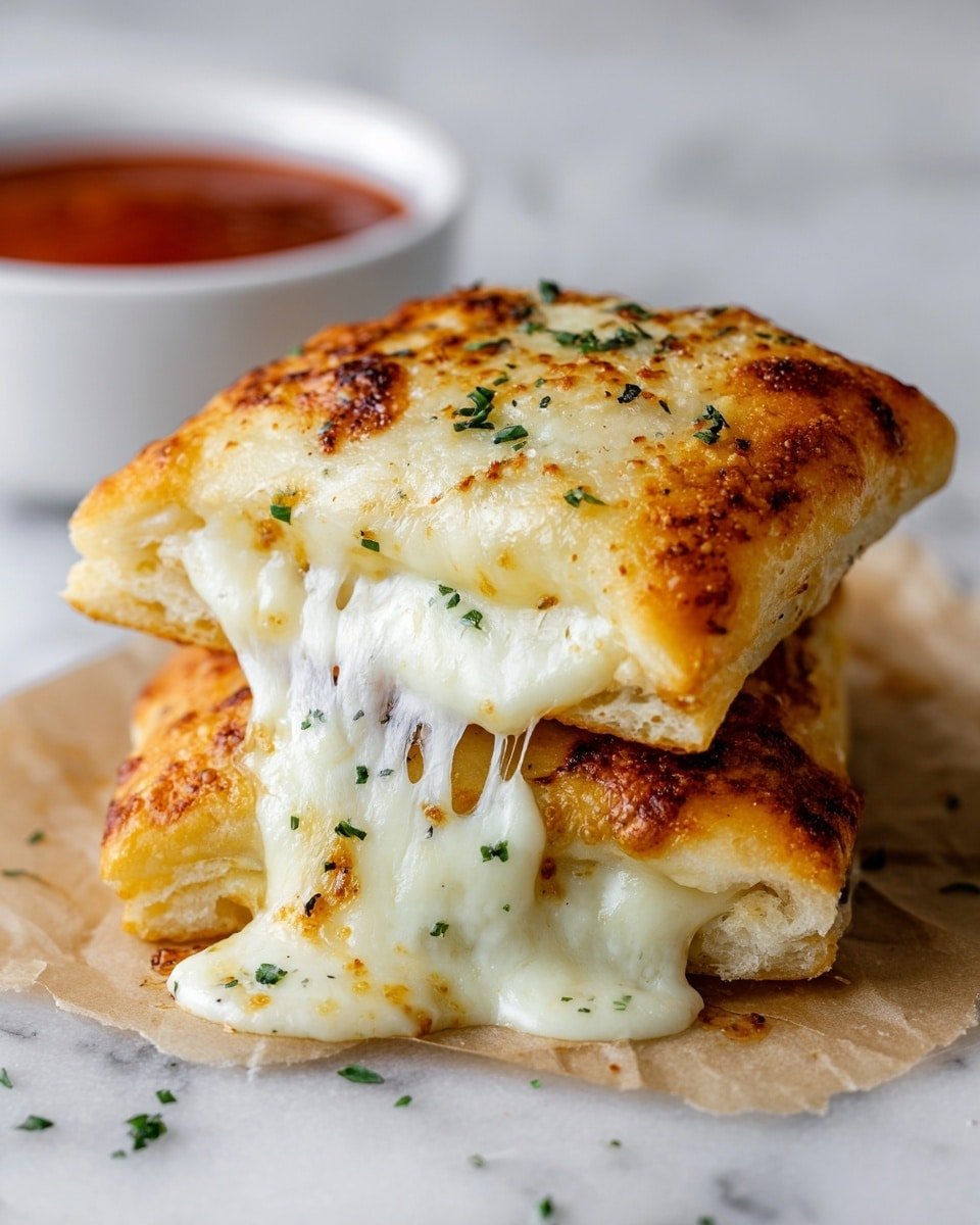 Homemade Easy Cheese Pizza Pockets Recipe - Recipe Image — Homemade Cheese Pizza Pockets, easy cheese pizza pockets, cheesy snack recipes, homemade handheld pizza, quick pizza pocket recipe