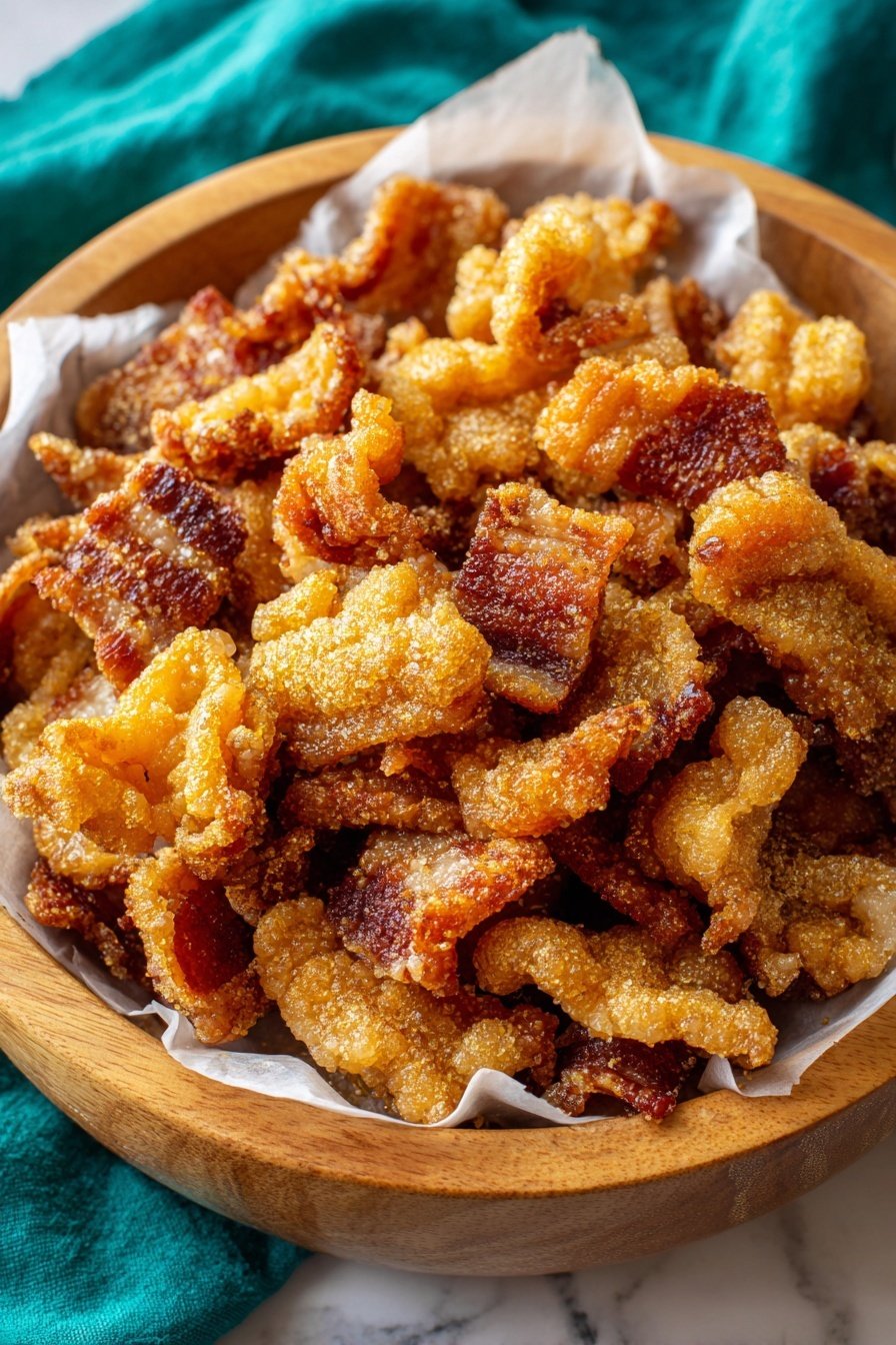 Flat lay of a whole piece of fresh pork belly with skin on, three unpeeled garlic cloves, two glossy green bay leaves, one whole lime next to thin strips of its bright green peel, a small white ceramic bowl filled with fresh lime juice, and a small white ceramic bowl containing coarse white salt, all arranged symmetrically on a simple white ceramic plate and bowls placed on a clean white marble surface, soft natural light, photo taken with an iPhone, professional food photography style, fresh ingredients, white ceramic bowls, no bottles, no duplicates, no utensils, no packaging --ar 2:3 --v 7 --p m7354639359234015250 - Crispy Pork Belly Chicharrones, Homemade Pork Cracklings, How to Make Chicharrones, Pork Skin Crackling Recipe, Crispy Pork Snacks