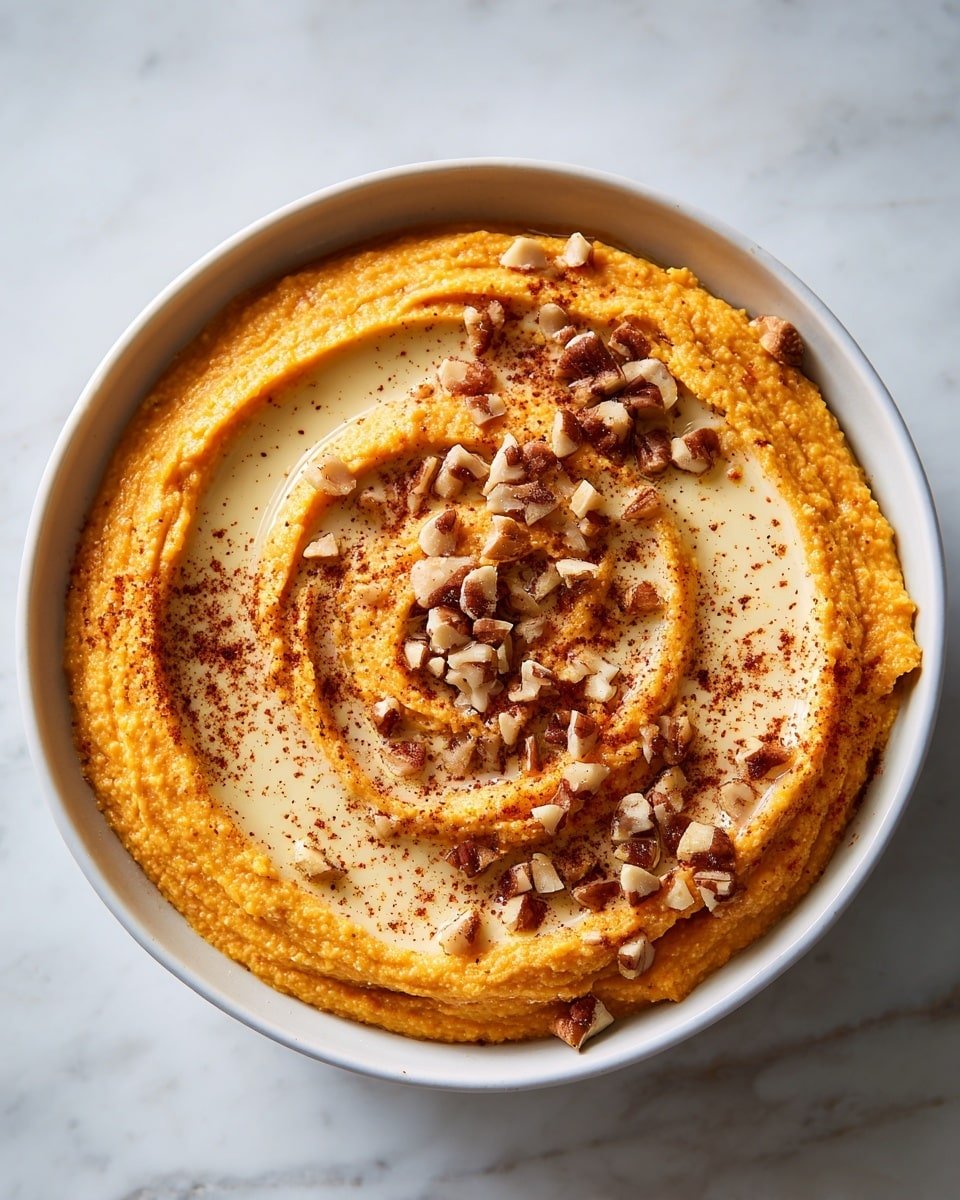 Creamy Sweet Mashed Potatoes Recipe - Recipe Image — Creamy Sweet Mashed Potatoes, sweet mashed potato side dish, holiday mashed potato recipe, cozy comfort food, easy mashed sweet potatoes