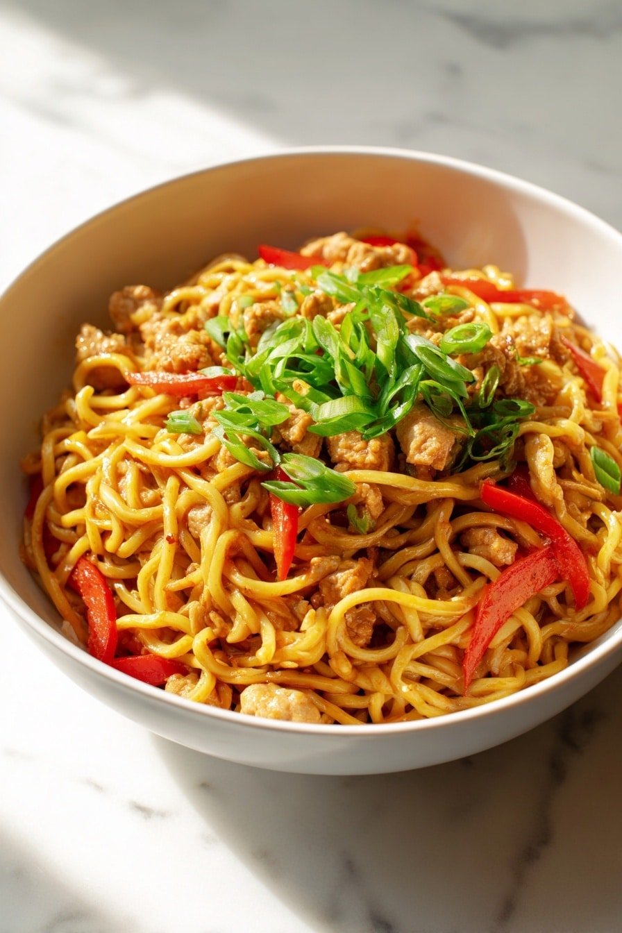 Chicken Lo Mein Stir-Fry Recipe - Featured Image
