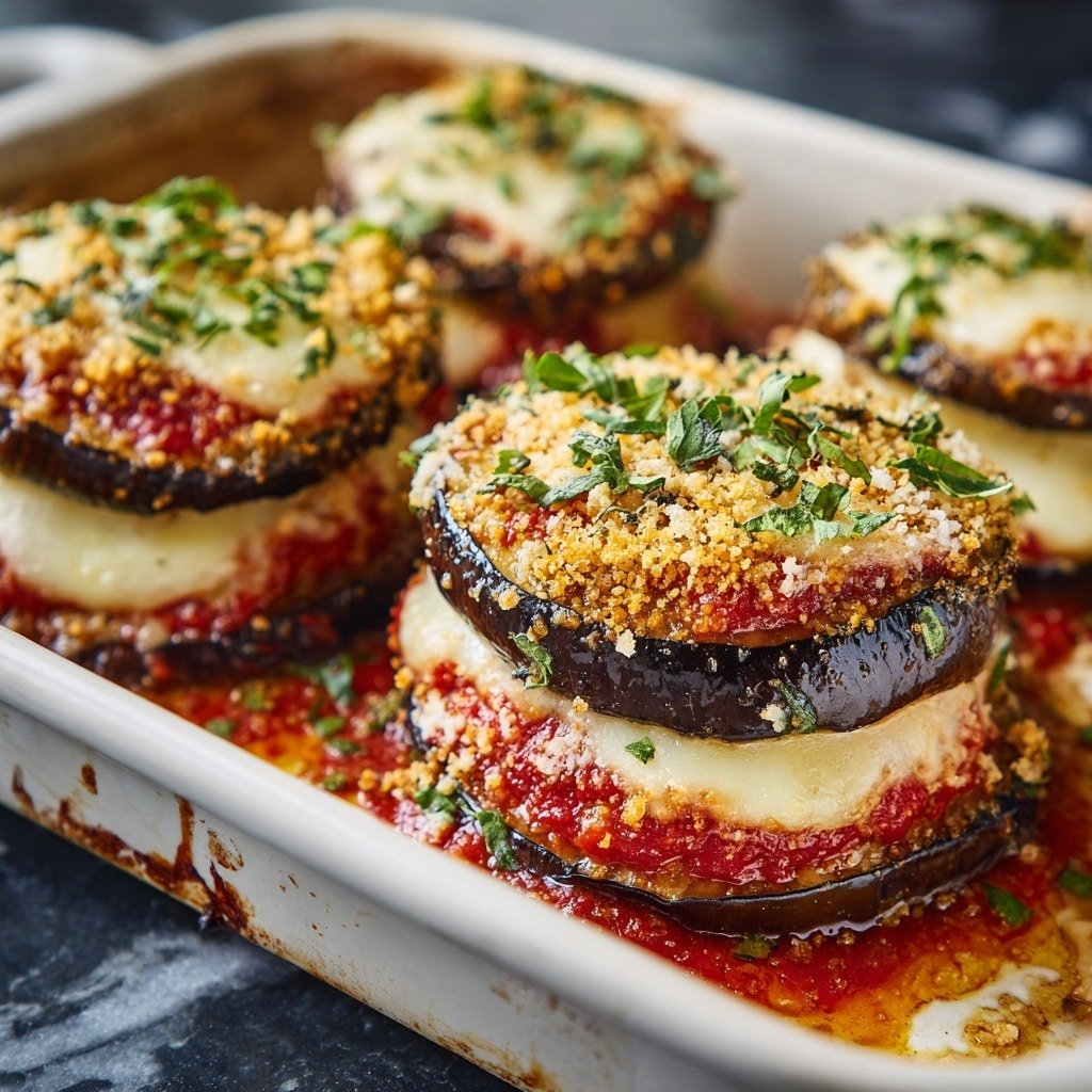 Eggplant Parmesan Recipe - Featured Image