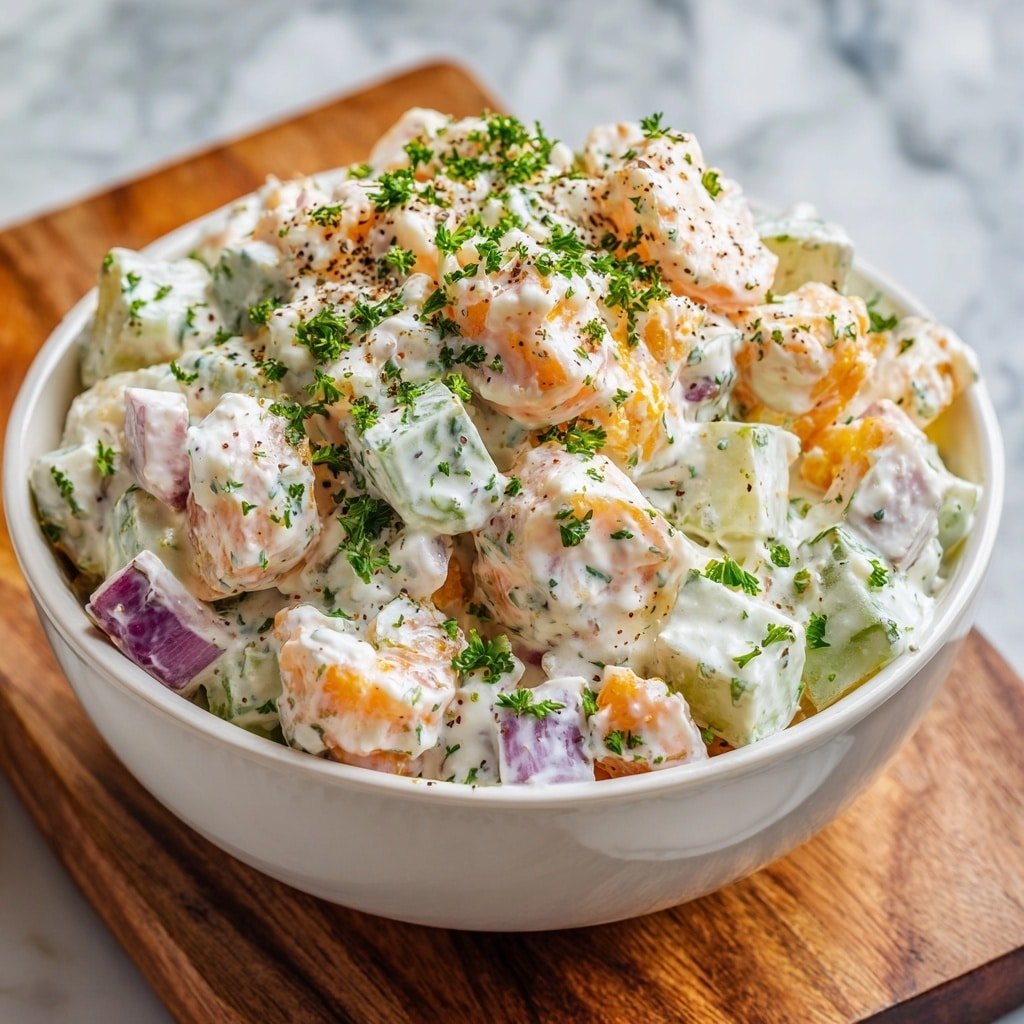 Crab Seafood Salad Recipe - Featured Image