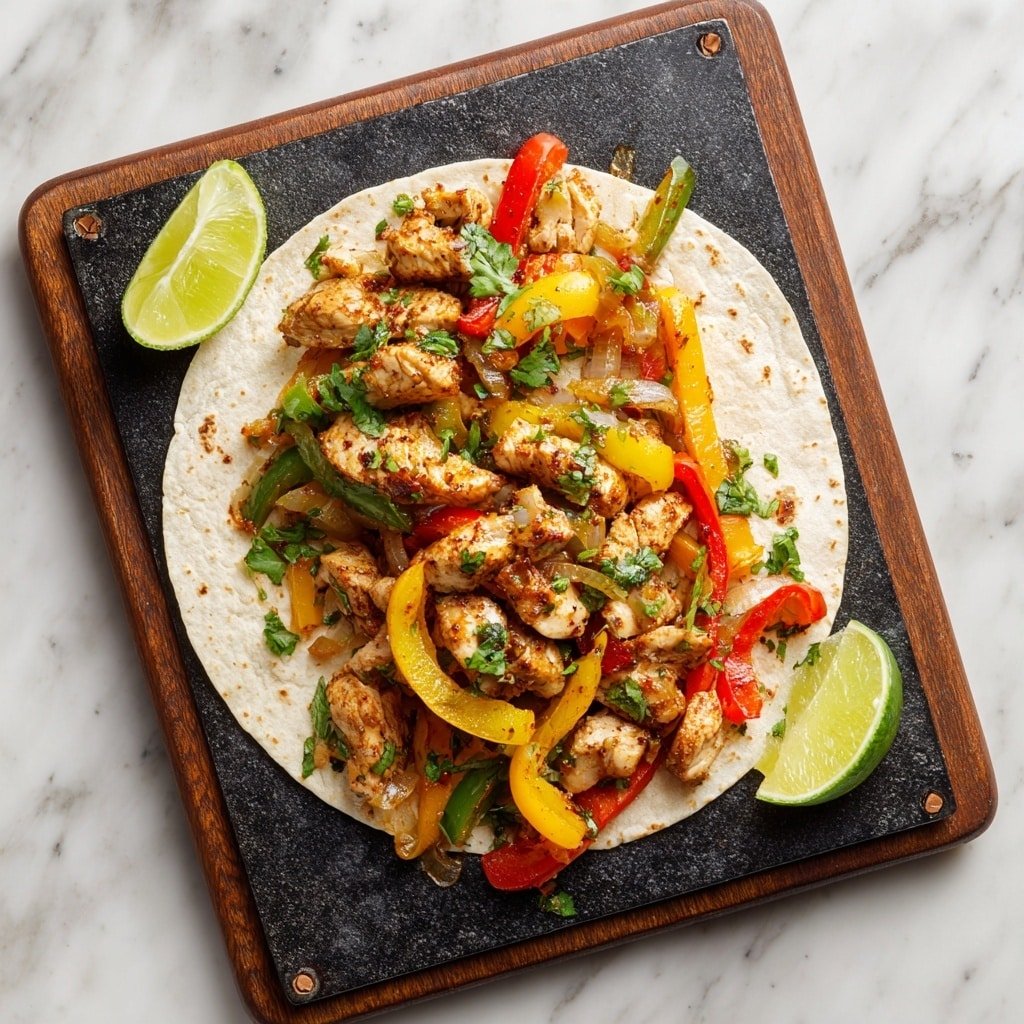 Sheet Pan Chicken Fajitas Recipe - Featured Image