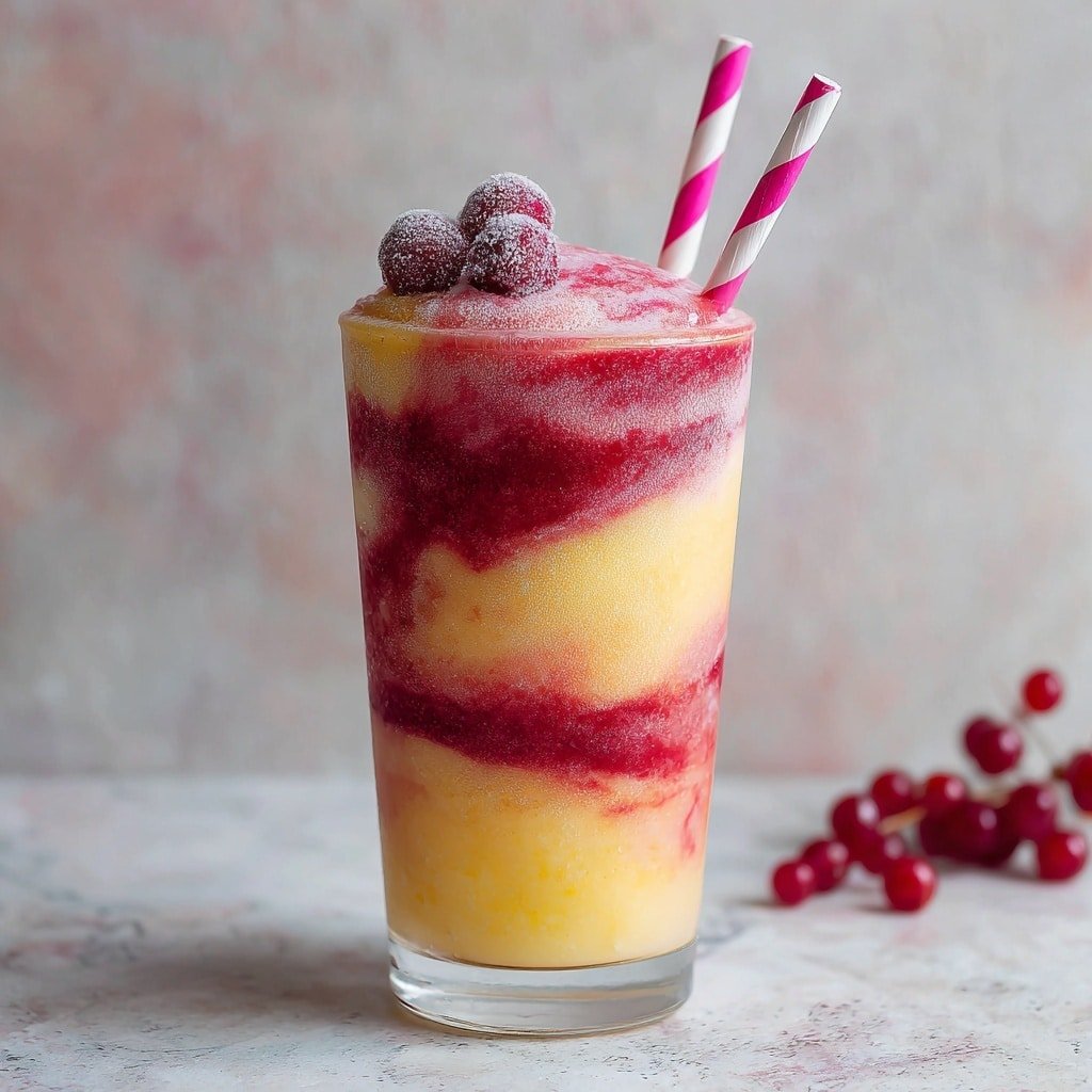 Pineapple Strawberry Slushies Recipe - Featured Image