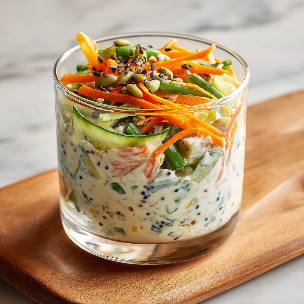 Creamy Asian Cucumber Salad Bowl Recipe - Featured Image