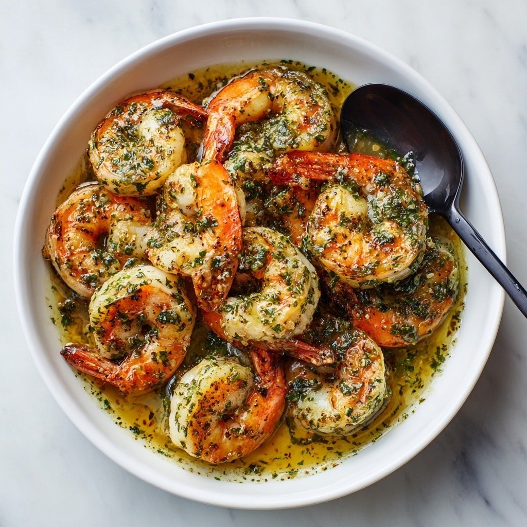 Pan-Seared Chimichurri Shrimp Recipe - Featured Image
